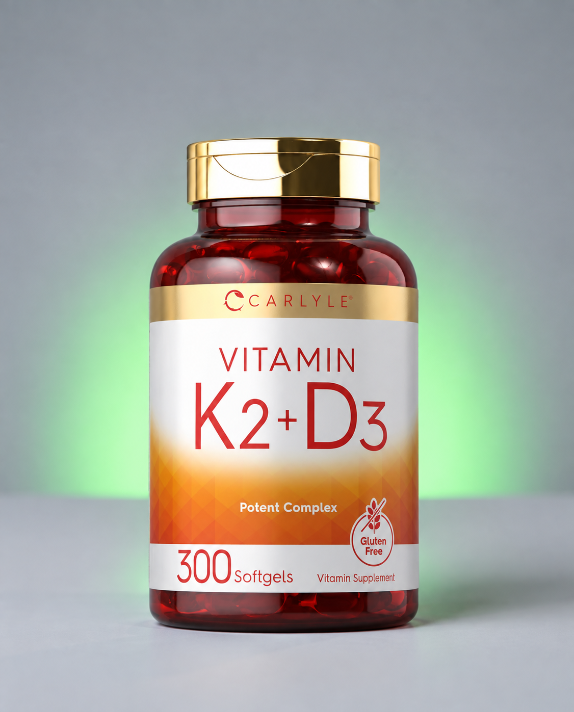 Carlyle Vitamin K2 + D3 — 300 Softgels